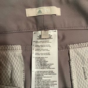 Wmns Addidas size 6 gray golf shorts. From pet free and smoke free home.